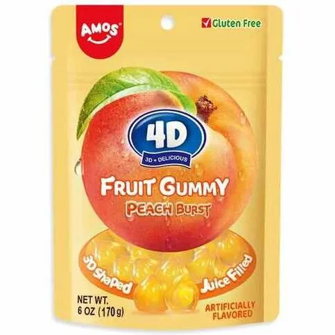 Amos Fruit Gummy Peach Burst