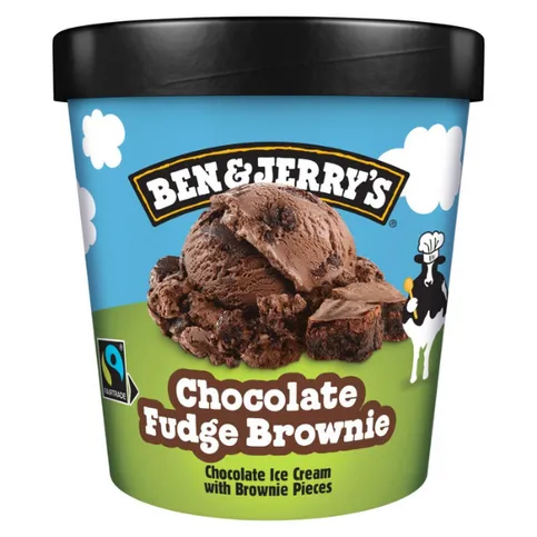 Ben & Jerry's  Ice Cream Tub Chocolate Fudge Brownie 465ml