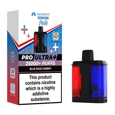 Hayati Pro Ultra 25K Refill Pod Blue Razz Cherry