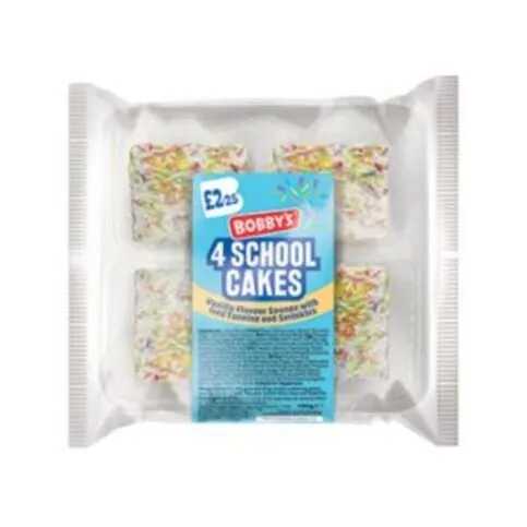 Bobby's 4 School Cakes