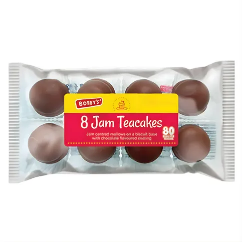 Bobby's 8 Jam Teacakes 147g