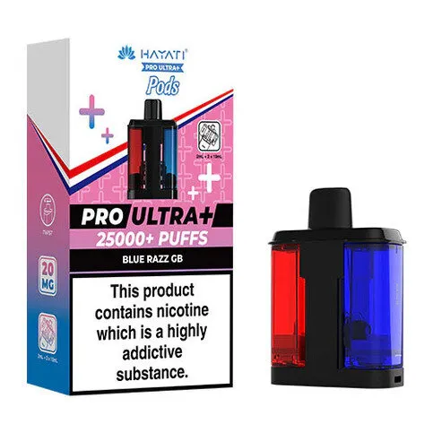 Hayati Pro Ultra 25K Refill Pod Blue Razz