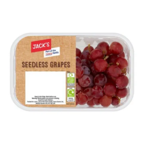 Jack's Seedless Red Grapes 500g