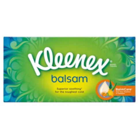 Kleenex Balsam Tissues Single Pack 64s