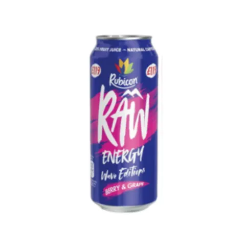 Rubicon Raw Energy Berry & Grape 500ml