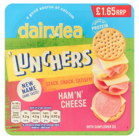 Dairylea Lunchers Ham And Cheese Convenience Meals 74g