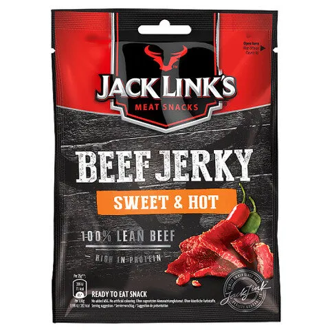 Jack Link's Meat Snacks Beef Jerky Sweet & Hot 25g