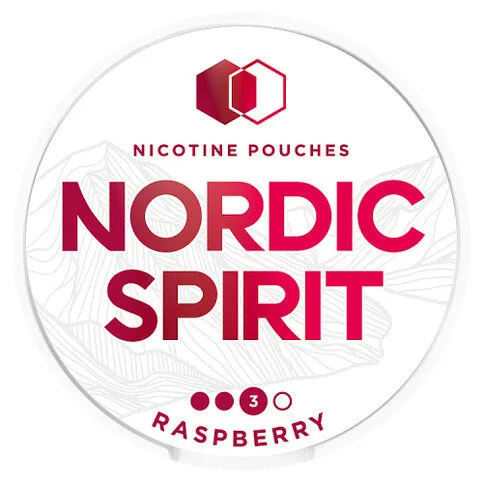 Nordic Spirit Raspberry Strong Nicotine Pouches 9mg