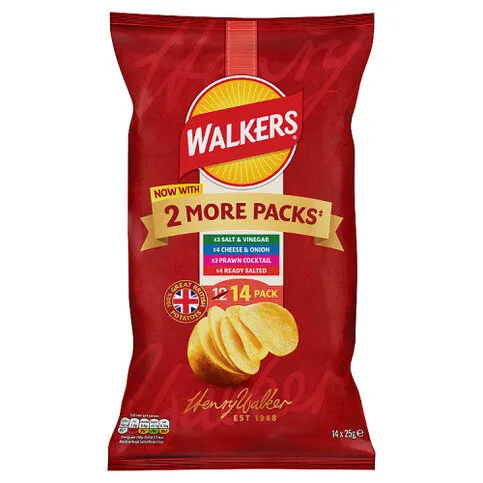 Walkers  14 x 25g