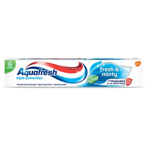 Aquafresh Fresh and Minty Toothpaste 75ml
