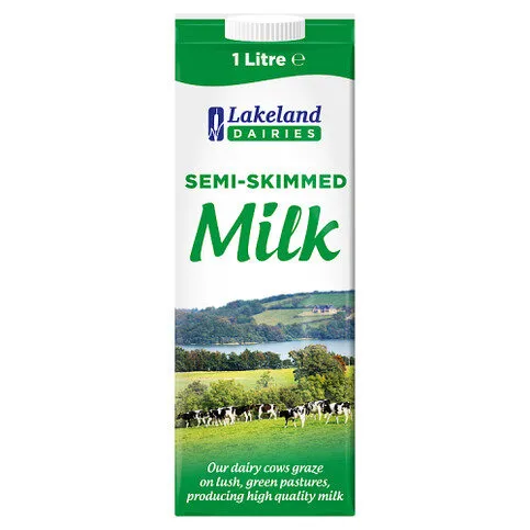 Lakeland Dairies Semi-Skimmed Milk 1L