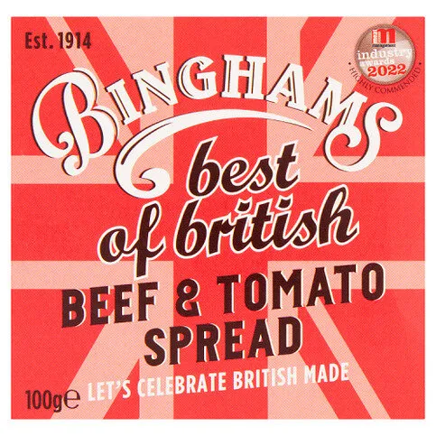 Binghams Beef & Tomato Spread 100g