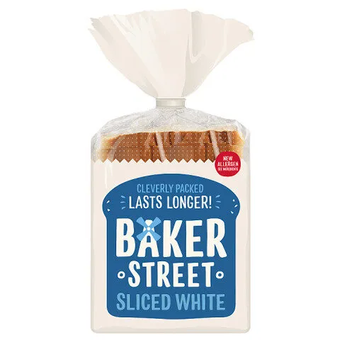 Baker Street White Sliced 550g