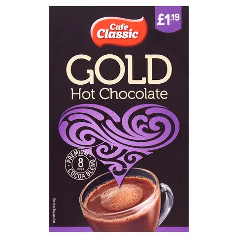 Cafe Classic Gold Hot Chocolate 8 x 25g (200g)