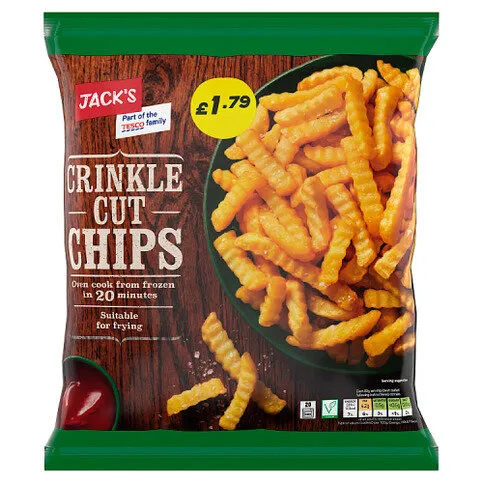 Jack's Crinkle Cut Chips 750g