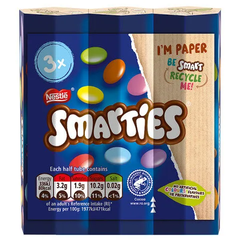 Smarties  3 x 34g