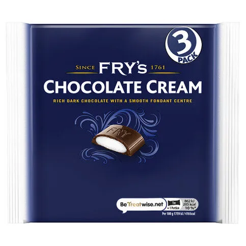 Fry's Chocolate Cream 3 Pack 147g