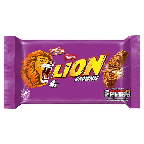 Lion Limited Edition Brownie 4 x 30g