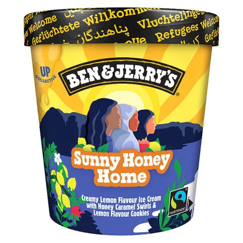 Ben & Jerry's Sunny Honey Home Ice Cream Dessert 465ml