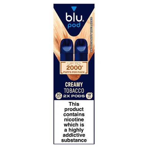 blu pod Creamy Tobacco 20mg/ml 2 x 2ml