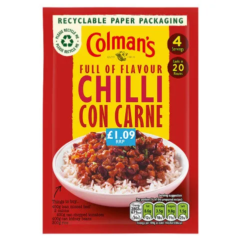 Colman's  Recipe Mix Chilli Con Carne 50g