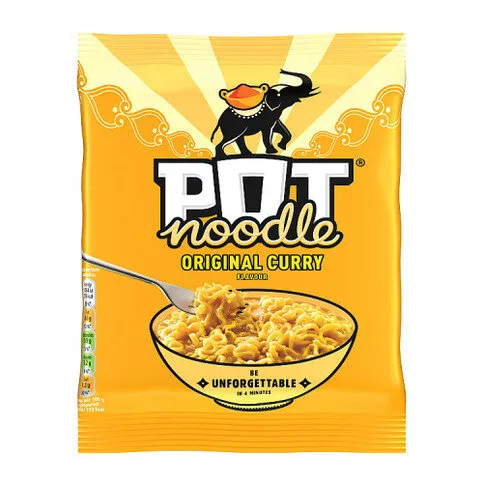 Pot Noodle Original Curry Instant Noodles Block 114 g