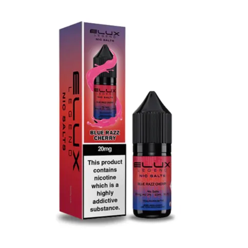 Blue Razz Cherry Nic Salt E-Liquid by Elux Legend 10mg