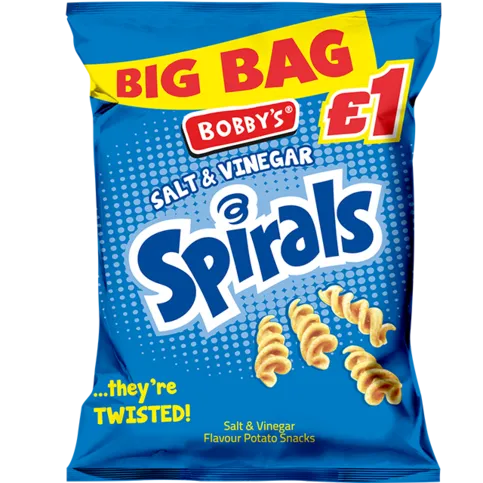 Bobby's Salt & Vinegar Spirals 64g