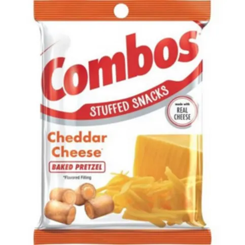 Combos Snacks Cheddar Cheese Baked Pretzel Snacks 178.6g