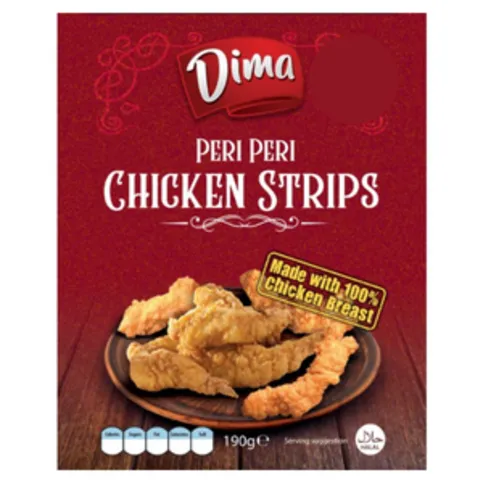 Dima Peri Peri Chicken Strips 190g