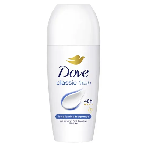 Dove Anti-Perspirant Roll On Classic Fresh 50ml