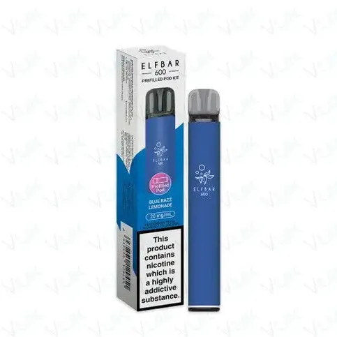 Elfbar 600 Prefilled Pod Kit Blue Razz Lemonade 20mg