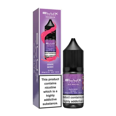 Elux Legend - Grape Berry 10ml Nic Salt E-Liquid