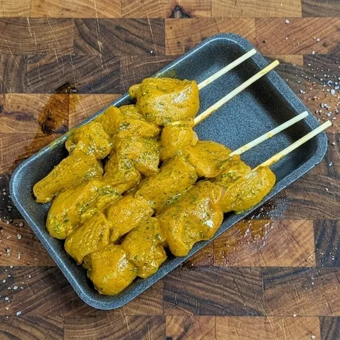 Garlic Butter Chicken Skewers