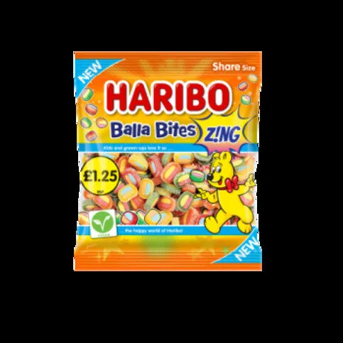 Haribo Balla Bites Zing Bag 140g