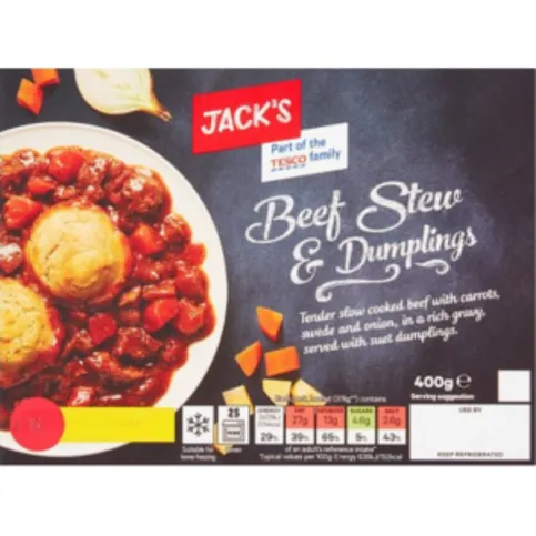 Jack's Beef Stew & Dumplings 400g