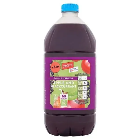 Jack's Blackcurrant Squash 1.5L