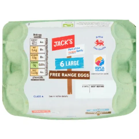 Jacks Free Range Large Eggs