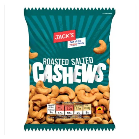 Jack's Salted Cashews 45g