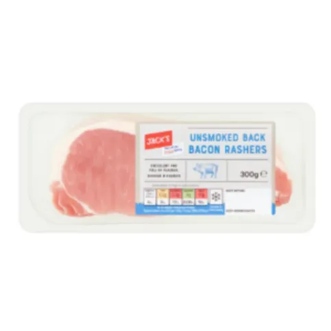 Jack's Unsmoked Back Bacon 300g