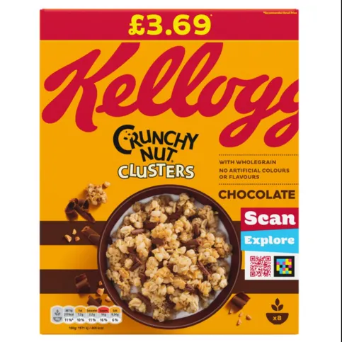 Kelloggs Clusters Chocolate Pm3.69 400g