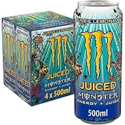 Monster Aussie Lemonade 4 x 500ml