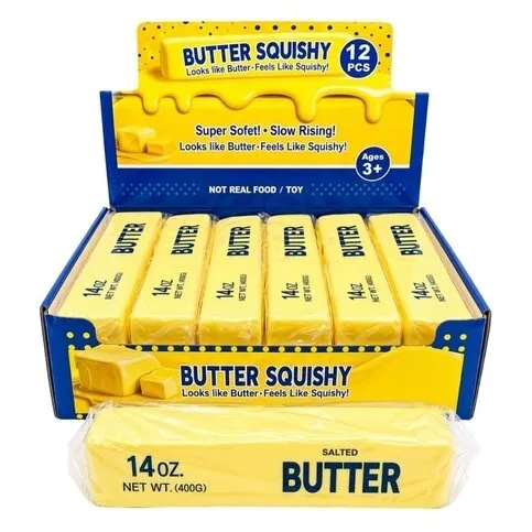 Salted Butter Squeezy Squishy Toy