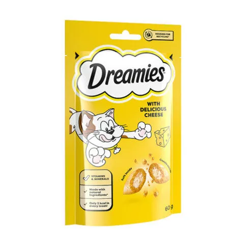 Dreamies Cat Treat Biscuits With Cheese Flavour 60g