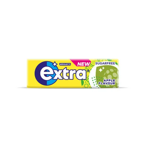 Extra Apple Flavour Sugarfree Chewing Gum 10 Pieces