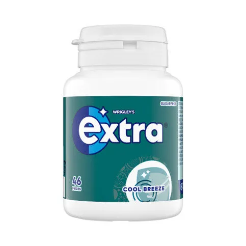 Extra Cool Breeze Sugar Free Chewing Gum x46 Pieces