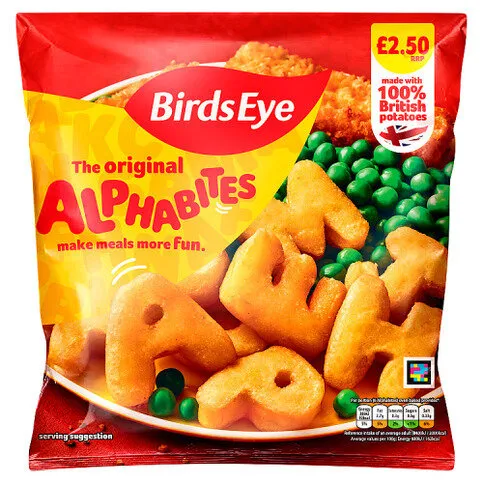Birds Eye The Original Alphabites 456g