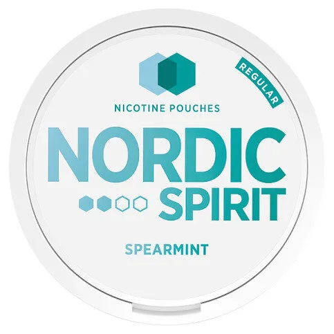 Nordic Spirit Regular Spearmint Nicotine Pouches 6mg