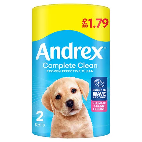 Andrex Complete Clean 2 Rolls
