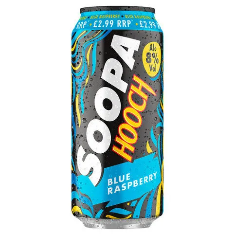 Soopa Hooch Blue Raspberry 440ml